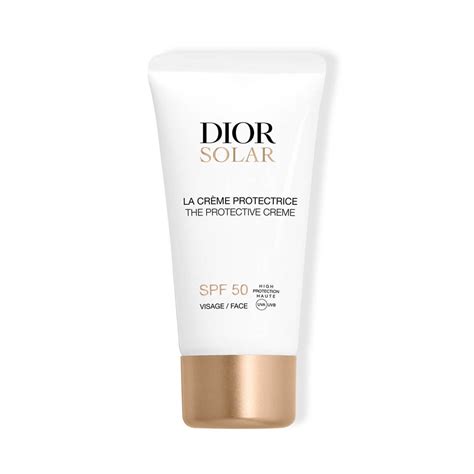 DIOR DIOR SOLAR La crème protectrice solaire visage SPF 50.